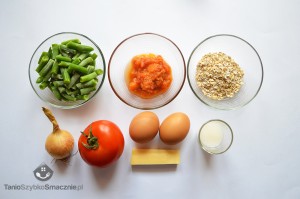 Omlet z fasolką szparagową i pomidorami Omlet z fasolką szparagową i pomidorami_01a