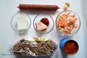 Makaron razowy z chorizo i fetą_01a