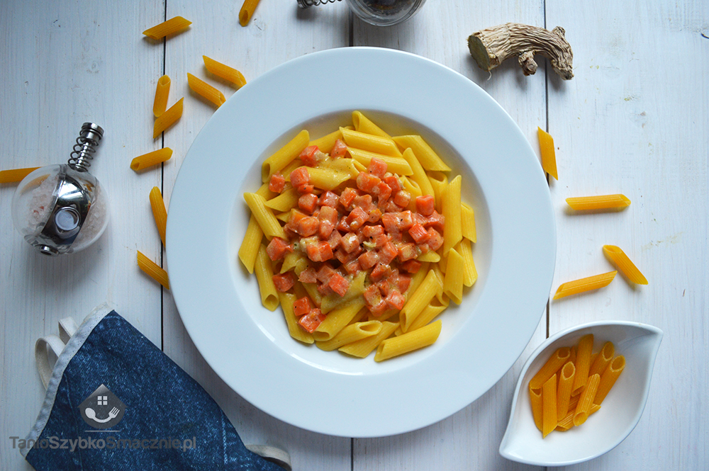 Orientalne penne z marchewką na mleku kokosowym_04a